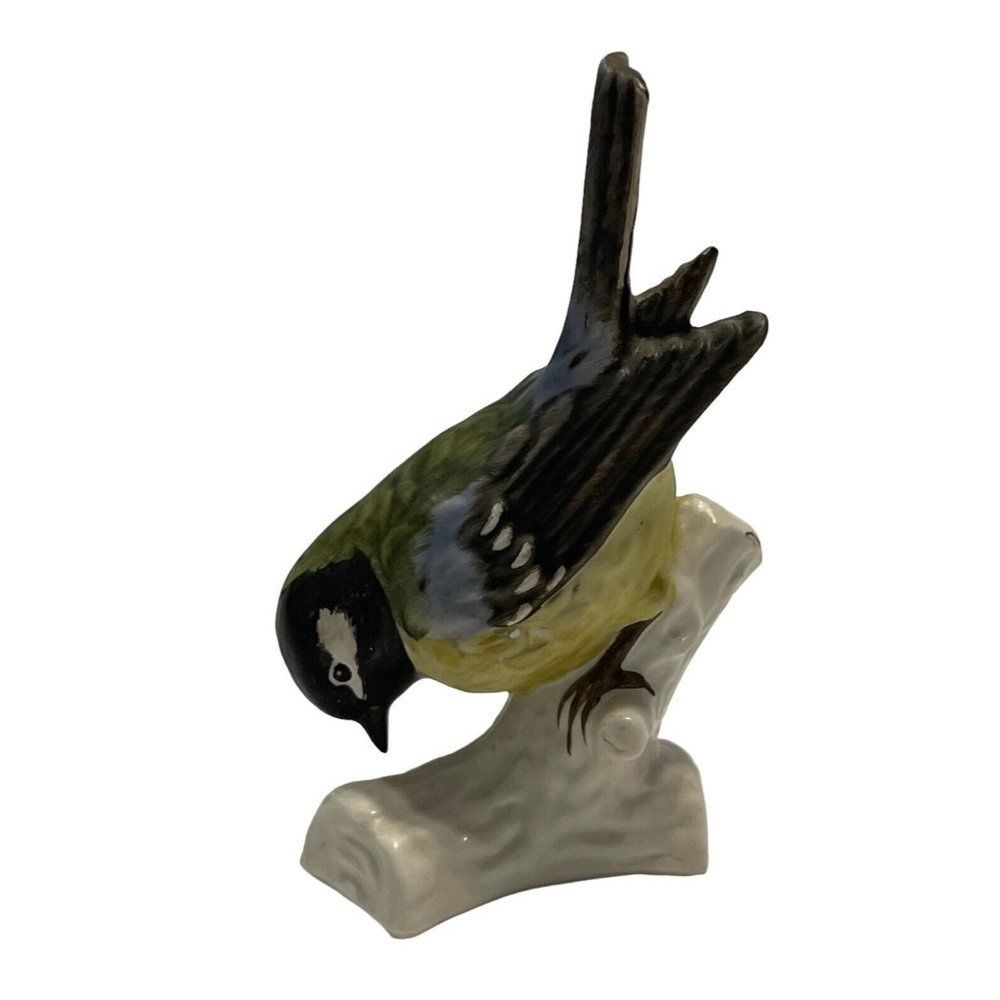 Vintage Goebel Bird Bluebird Baby wren Bird W. Germany ceramic